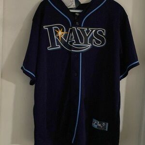 Signed Carlos Peña TB Rays jersey